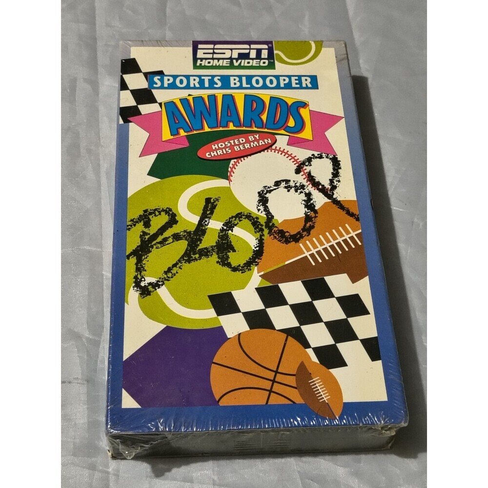 ESPN Home Video Sports Blooper Awards Hosted by Chris Berman - VHS New Sealed